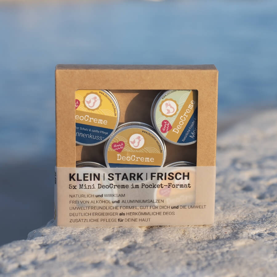 ProbierSet Mini DeoCremes – 5 Sorten im Pocketformat